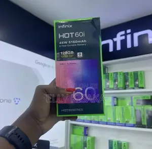 New Infinix Hot 60i 128 GB Black