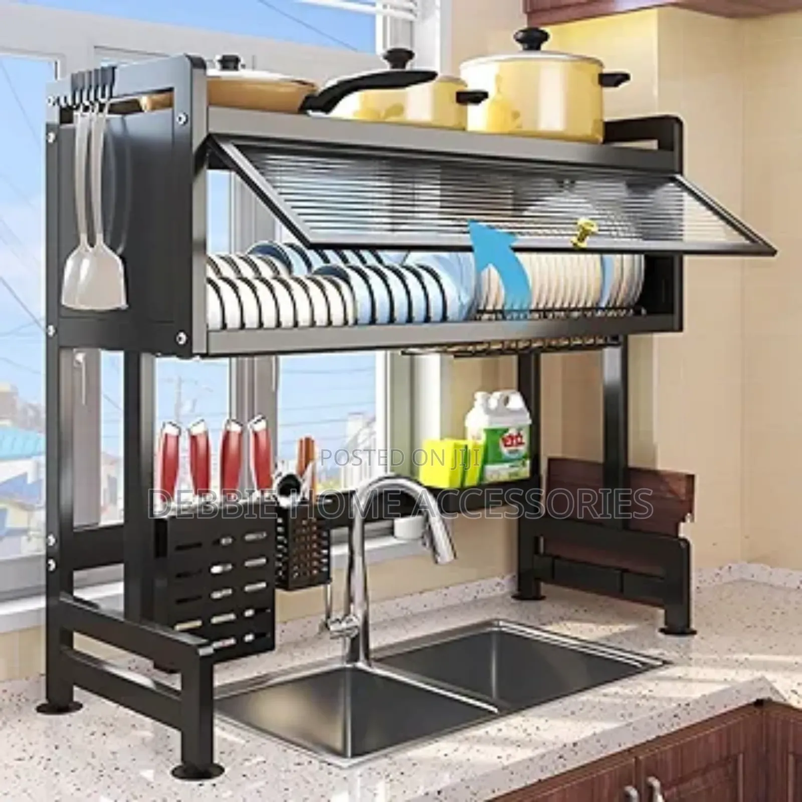 Heavy Duty Over-the-sink Dish Drying Rack.