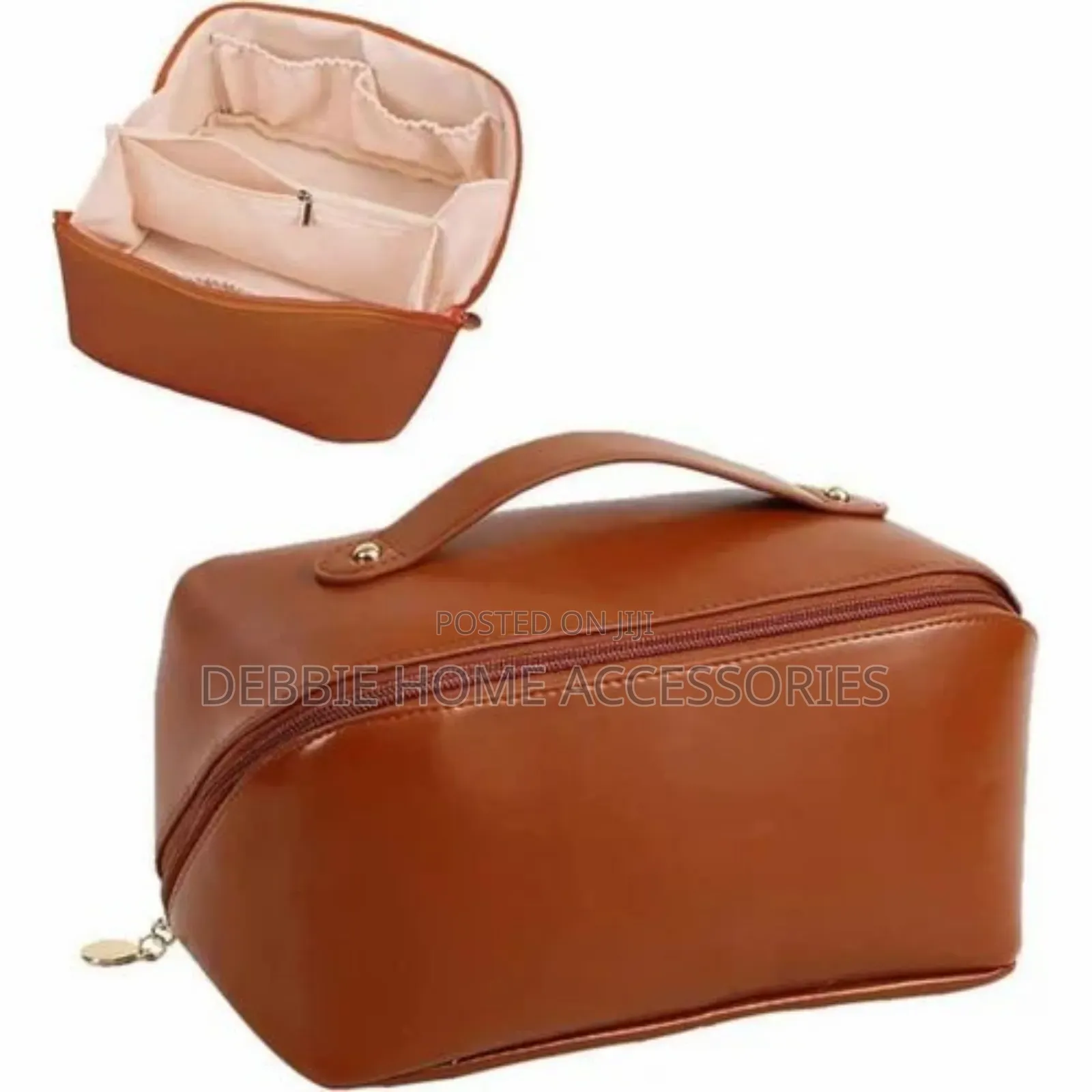 Travel Cosmetic Pu Leather Bag