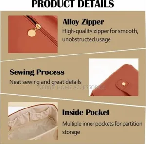 Travel Cosmetic Pu Leather Bag