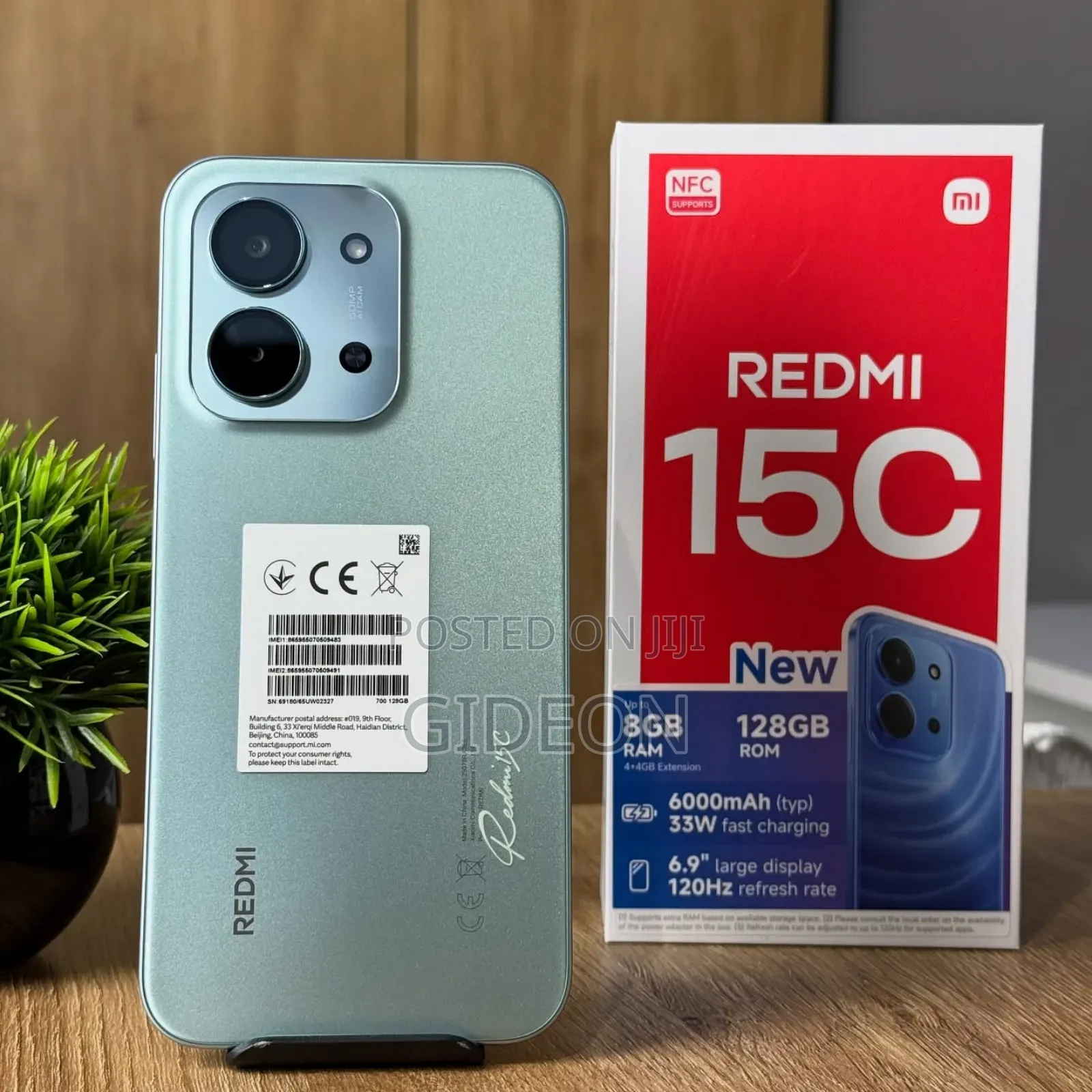 New Xiaomi Redmi 15C 4G 128 GB Blue