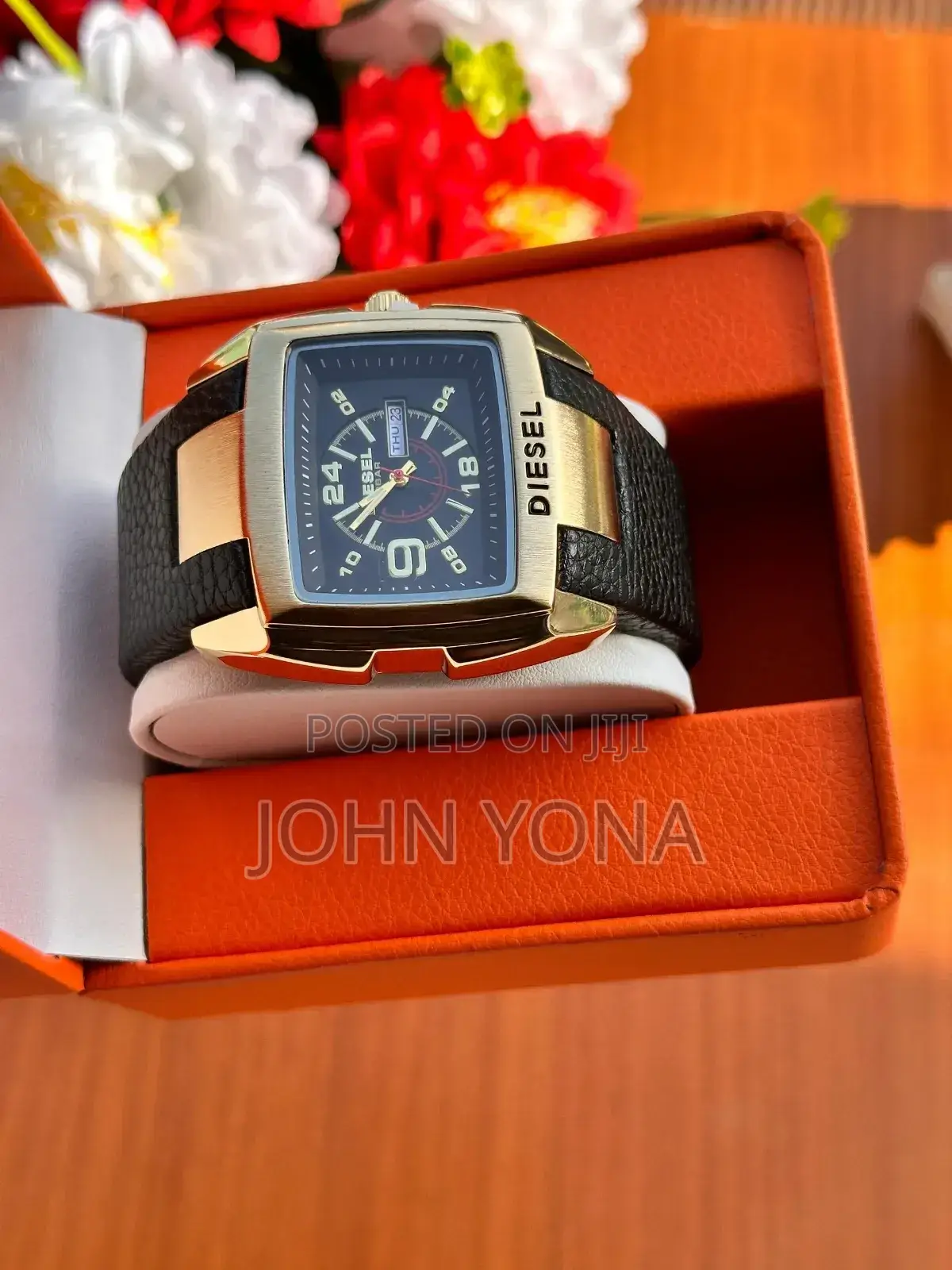 Diesel Watch Black and Gold