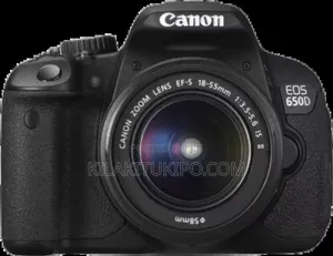 650d Canon Camera With 70-300mm Lens