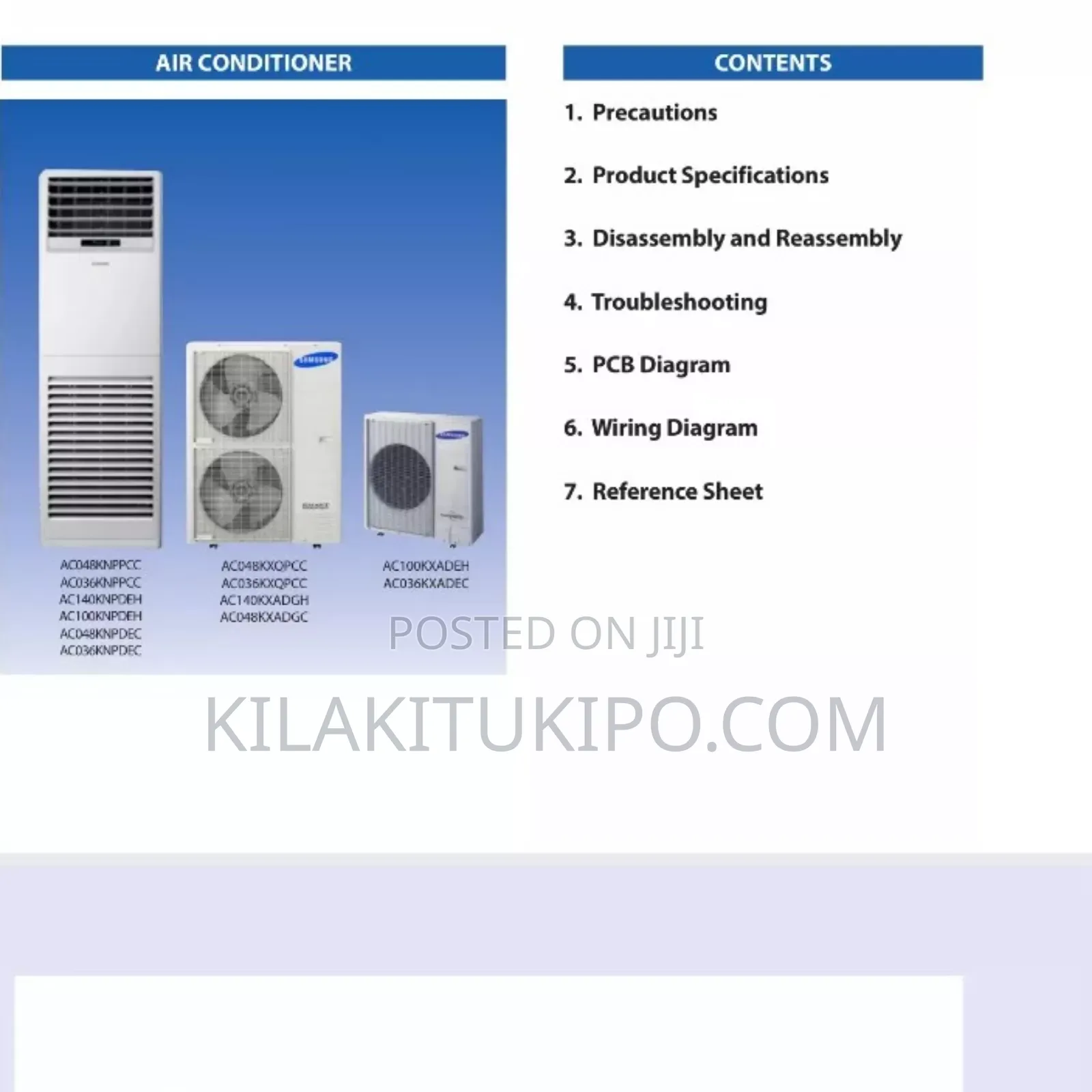 Samsung Ac- Floor Standing -Btu -Heat Pump Made in Korea