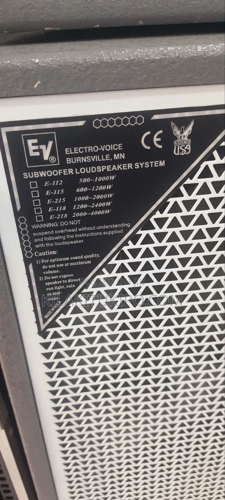Subwoofer Loudspeaker System