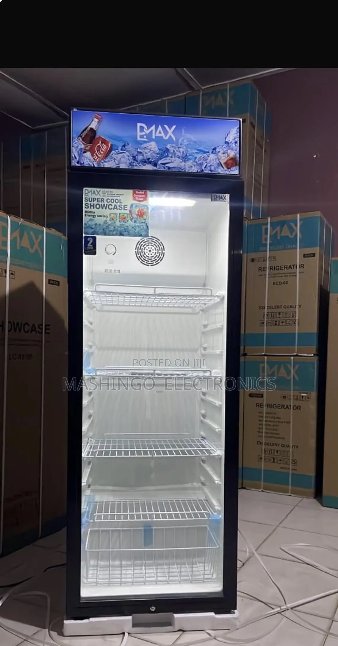 260 Liters Bmax Showcase Fridge || Display