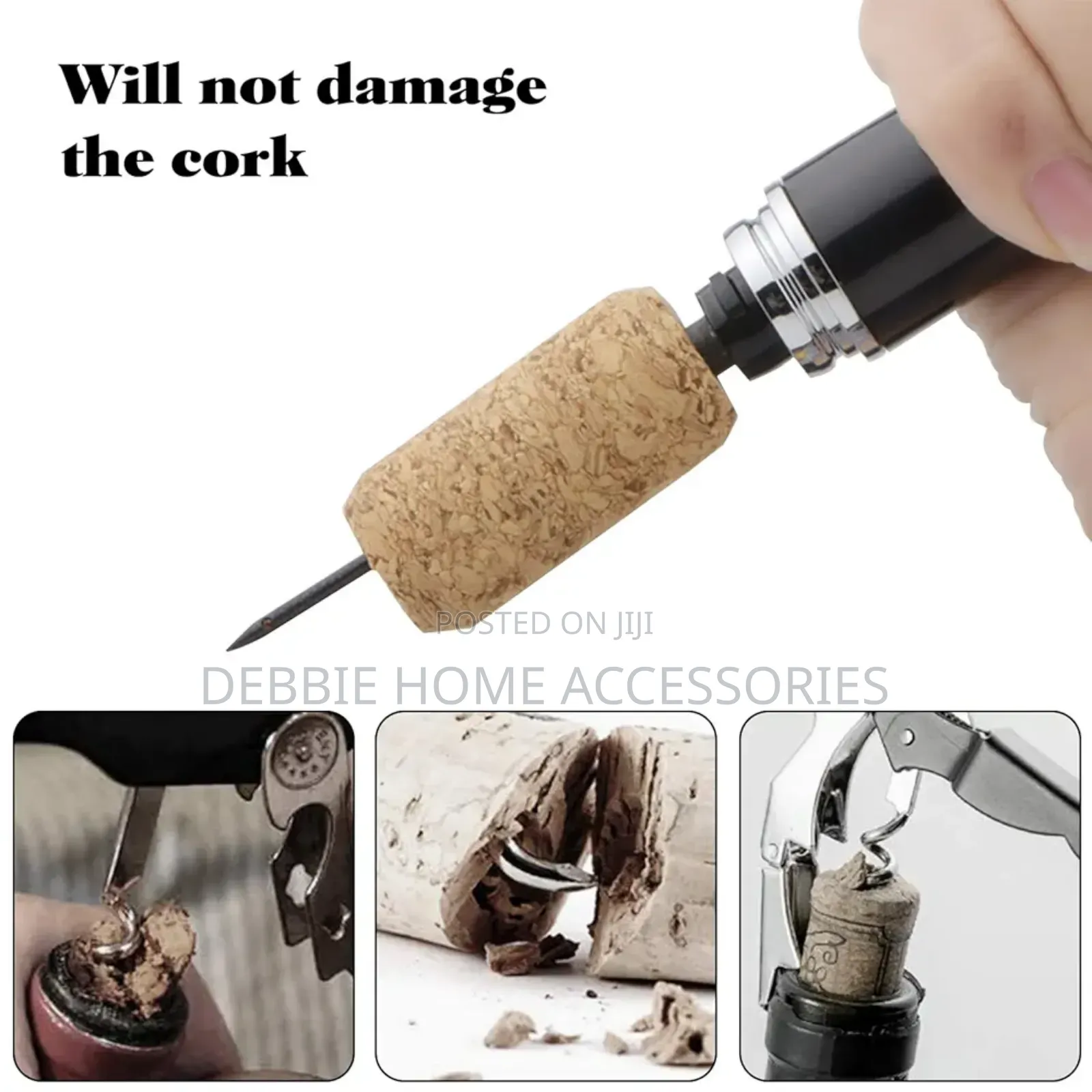 Pressure Wine Opener With Foil Cutter . 2 in 1