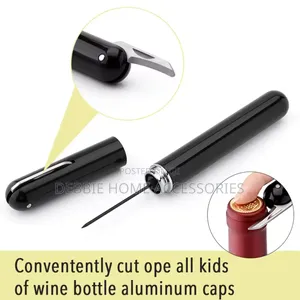 Pressure Wine Opener With Foil Cutter . 2 in 1