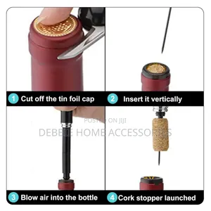 Pressure Wine Opener With Foil Cutter . 2 in 1