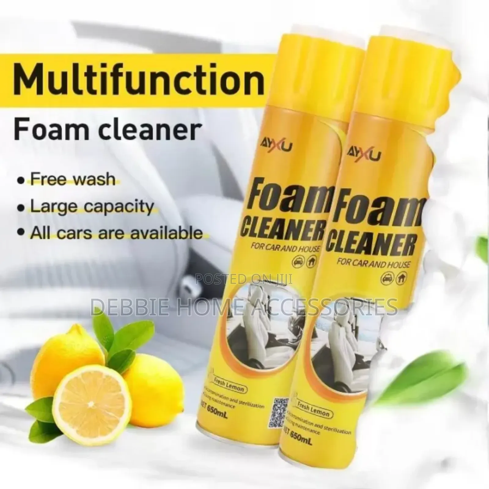 Multifunctional Foam Cleaner Spray to Clean Car House-650mls