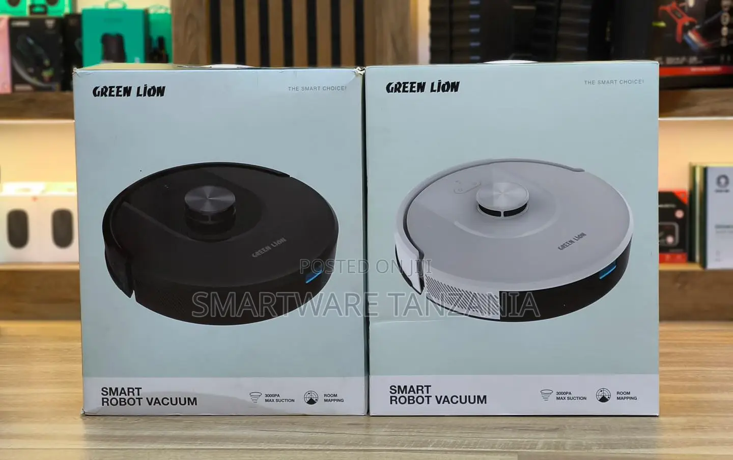 Green Lion Smart Robot Vacuum Pro With Sweeping Mopping Functions