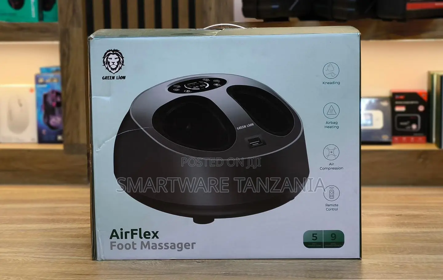 Foot Massager With Heat, Deep Kneading Air Compression, Foot Massager