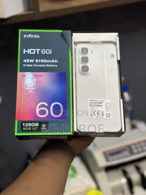 New Infinix Hot 60i 128 GB White