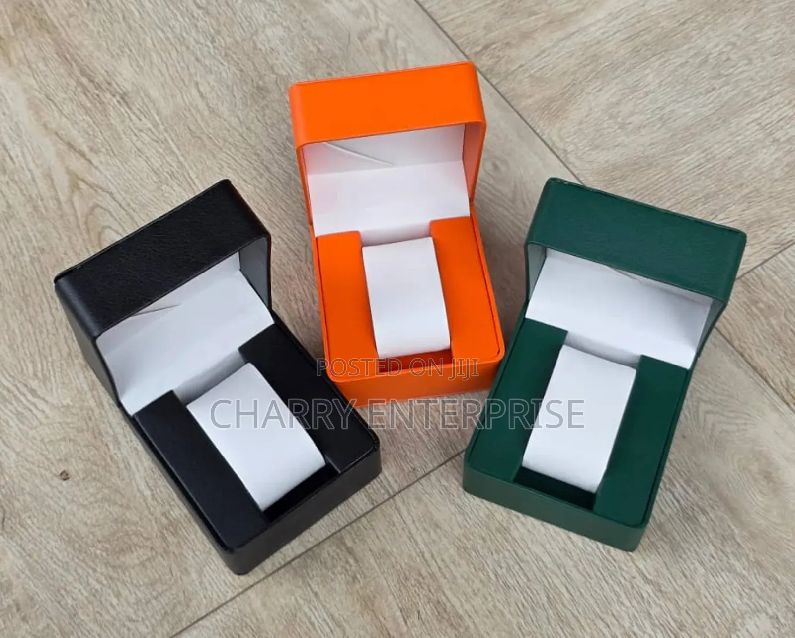 Classic Gift Box 1 Slot Black, Orange, Green and Red
