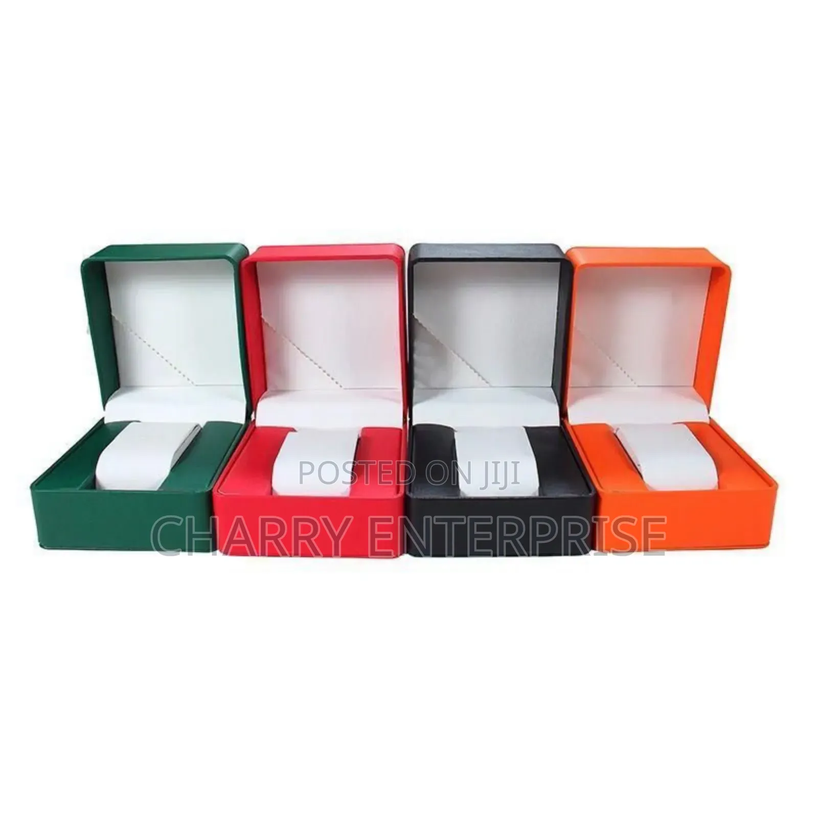 Classic Gift Box 1 Slot Black, Orange, Green and Red