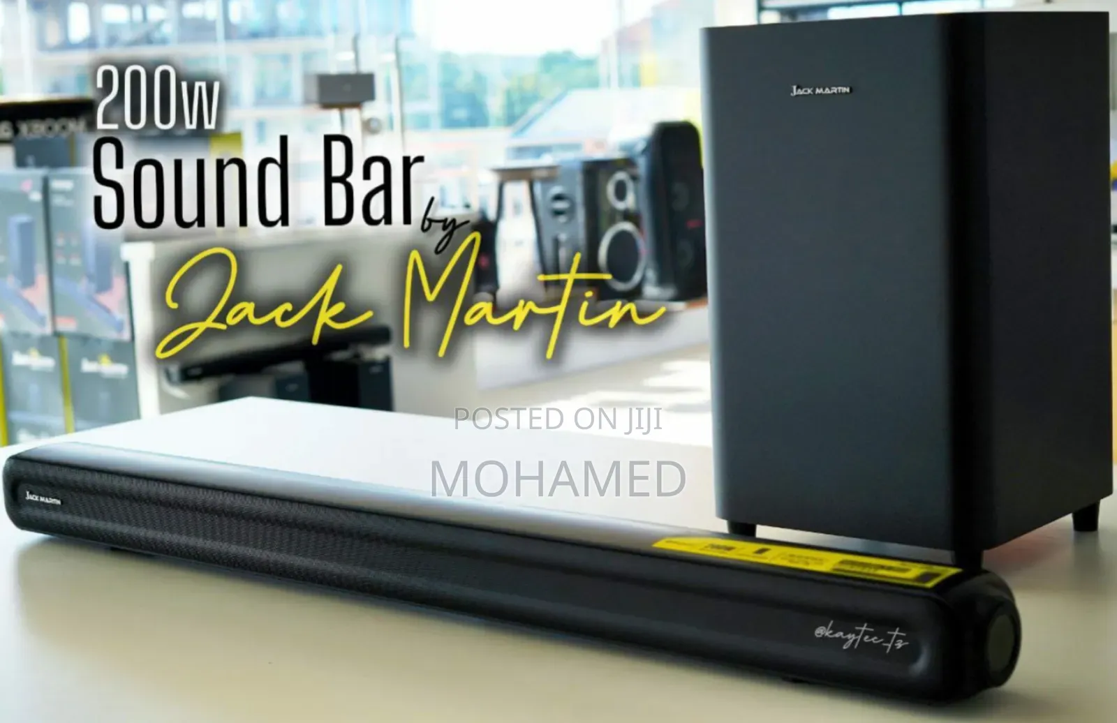 Jack Martin Sound Bar