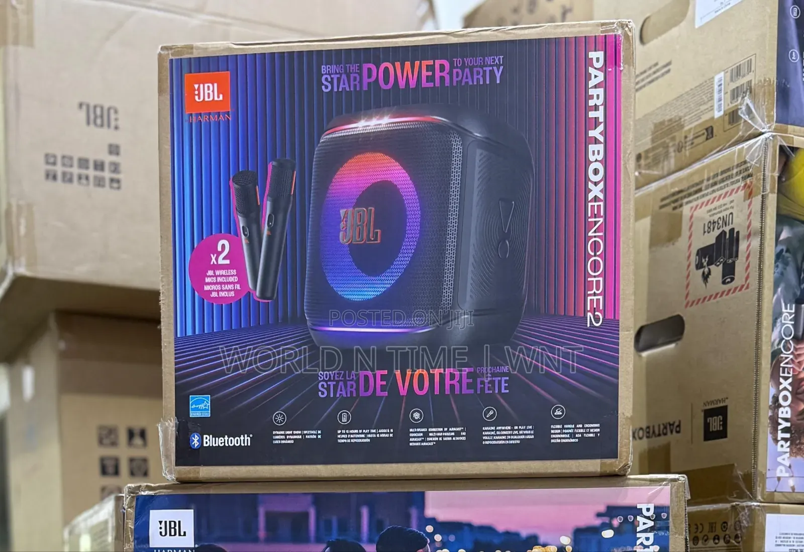 JBL Partybox
Encore2 With 2 Wireless Mics