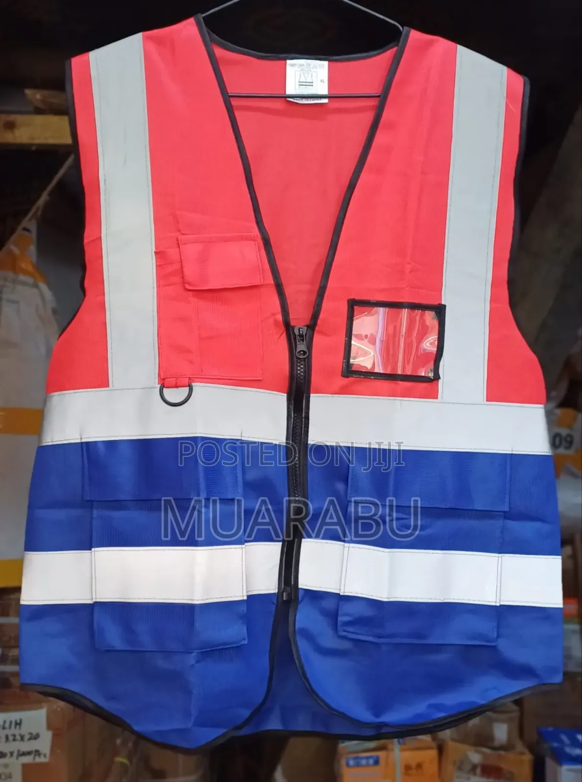 Reflector Vest Red/Blue