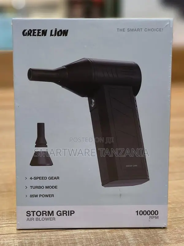 Green Lion Storm Grip Air Blower, Cordless Electric Duster