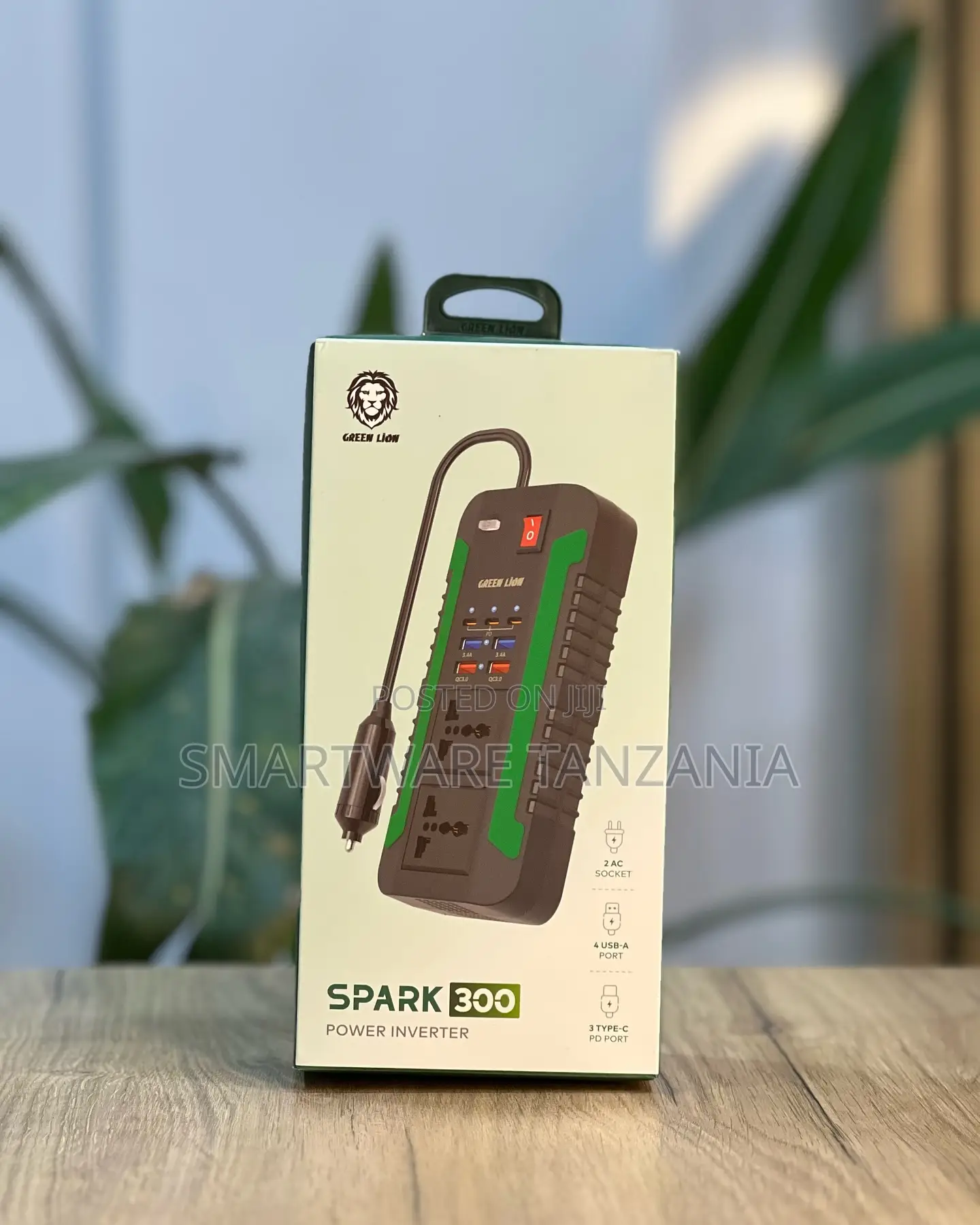 Green Lion Spark 300w Car Power Inverter With Multi-Port Charging