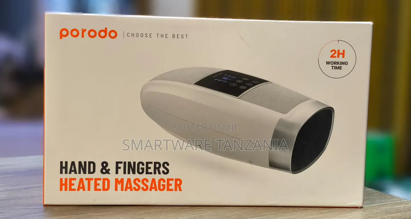 Porodo Accupresure Hand Fingers Heated Massager, 6 Intensity Levels
