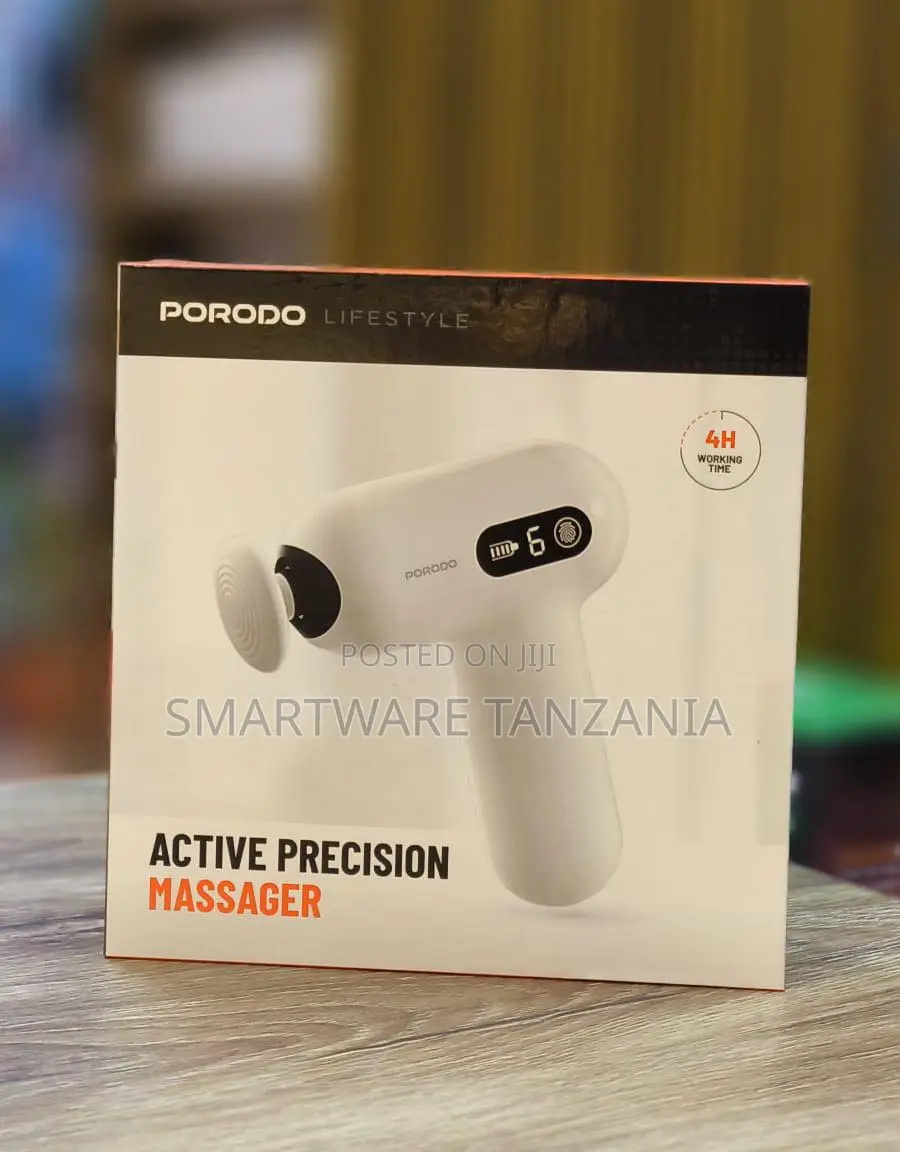 Porodo Lifestyle Mini Massage Gun 1500mah, Digital Touch Display