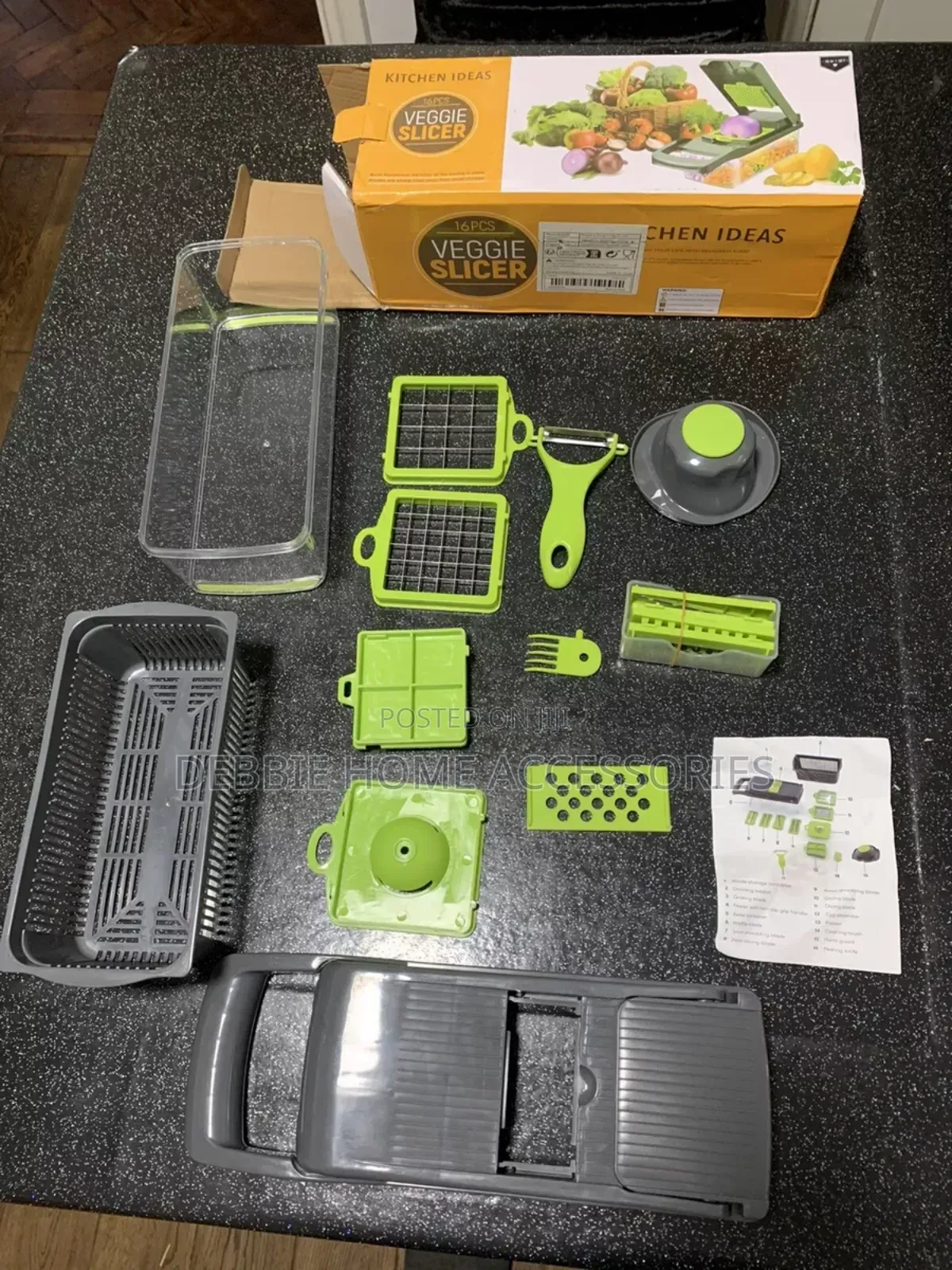 16 PCS Veggie Slicer.