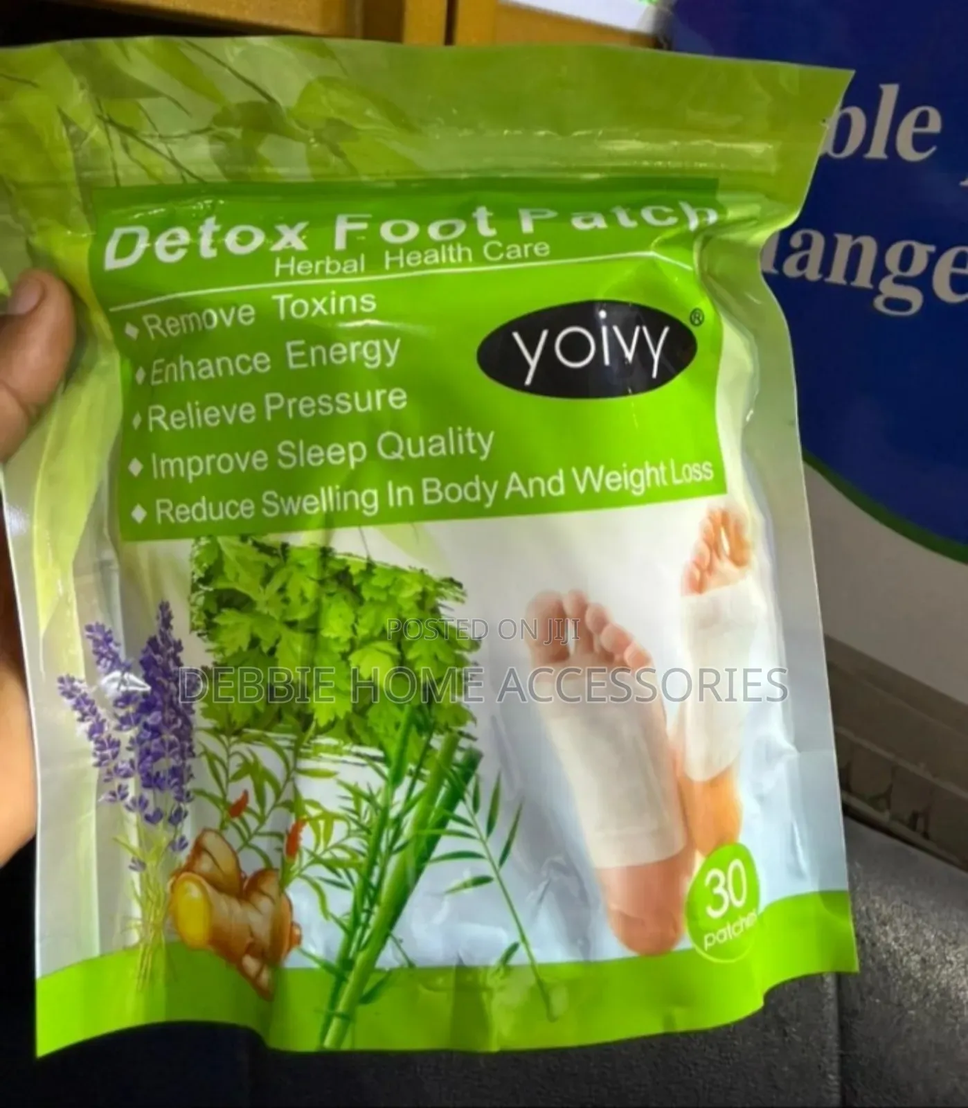 Yoivy Detox Foot Patches- 1 Set (30 Pcs)