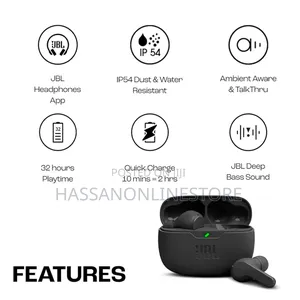JBL Wave Beam in-Ear Wireless Earbuds With Ip54 and Ipx2