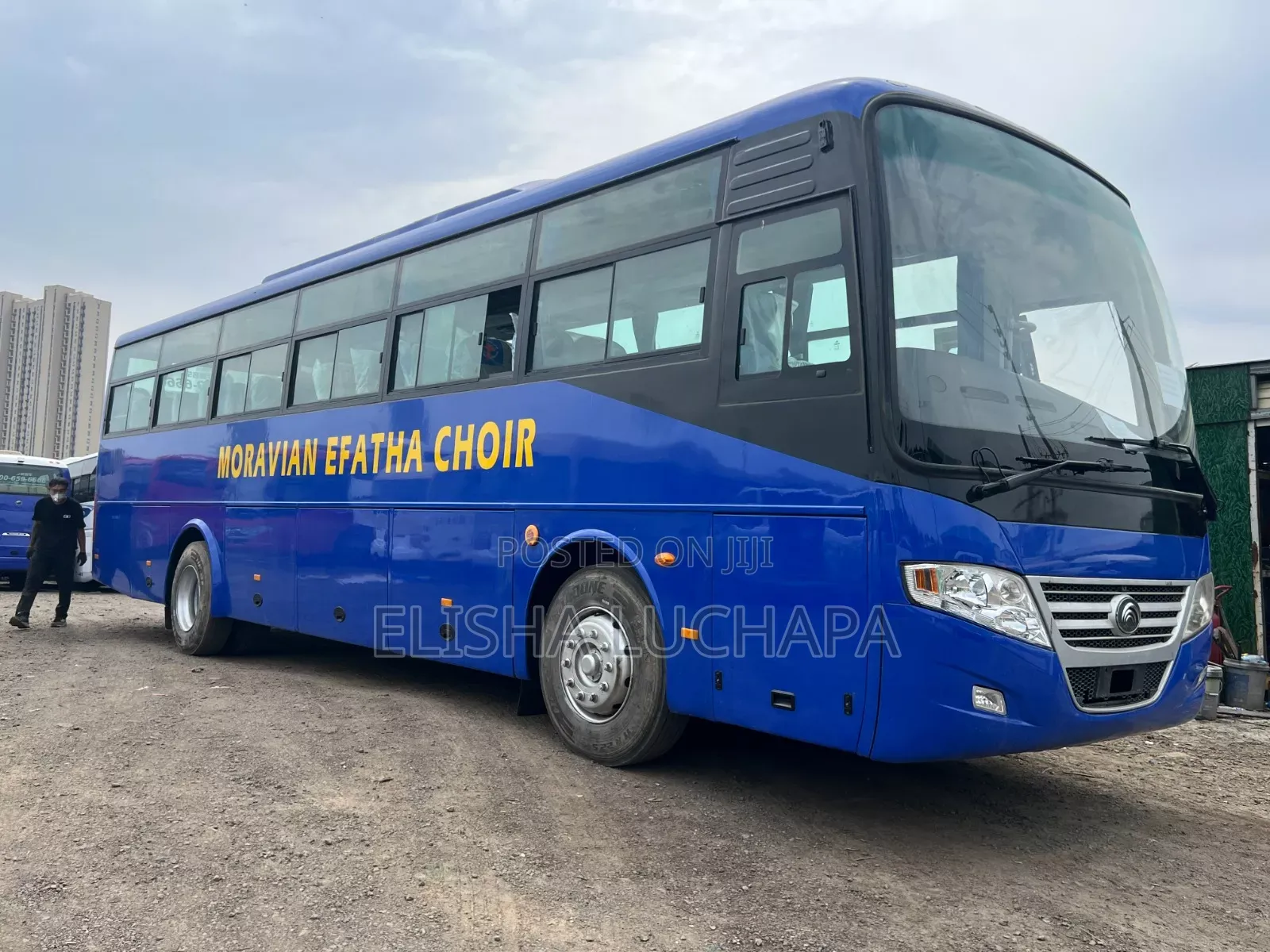 Yutong Sightseeing Bus 2019 Blue