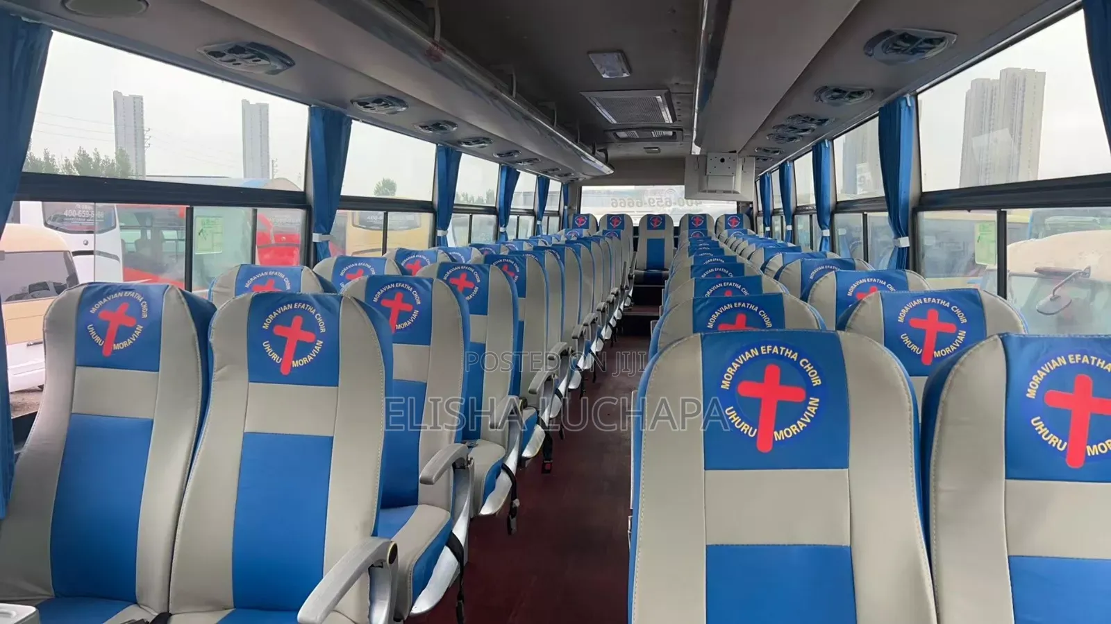 Yutong Sightseeing Bus 2019 Blue