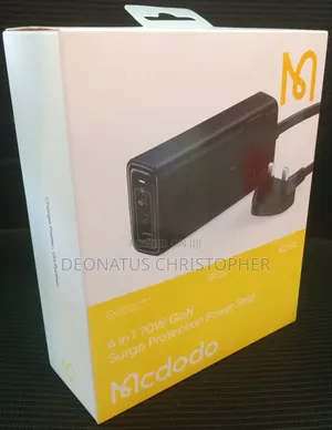McDodo 4-in-1 70w Gan Power Strip With Surge Protection