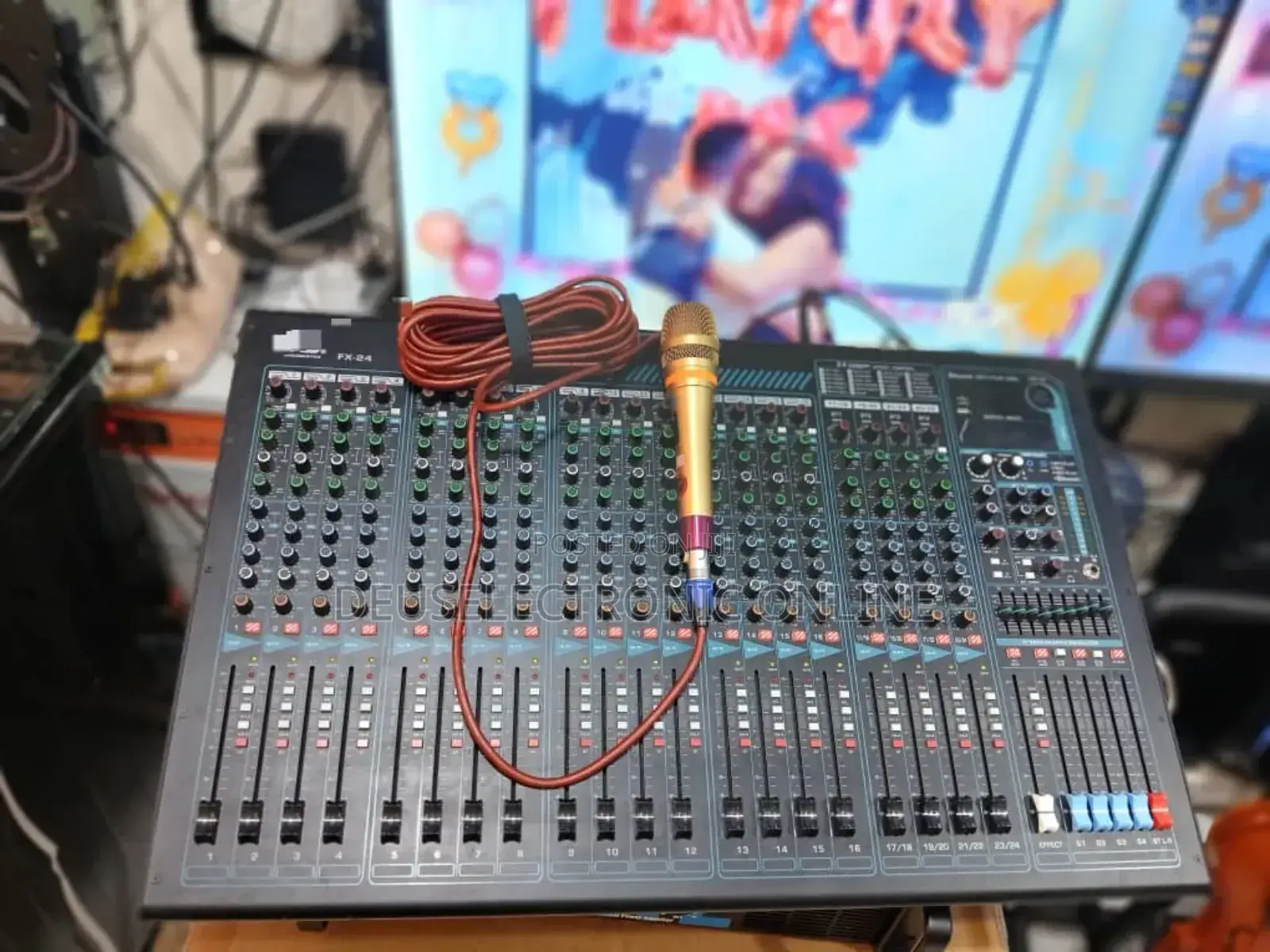 Electric Music Mixer 24 Chanel (Kawaida)