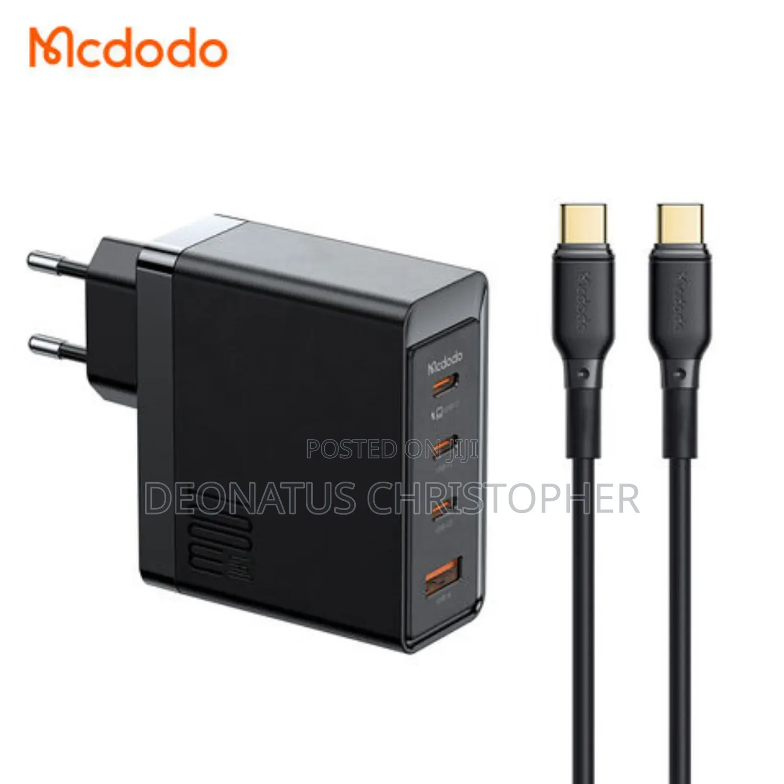 McDodo 100w Gan 4-Port Fast Charger Kit  Power in Every Port!