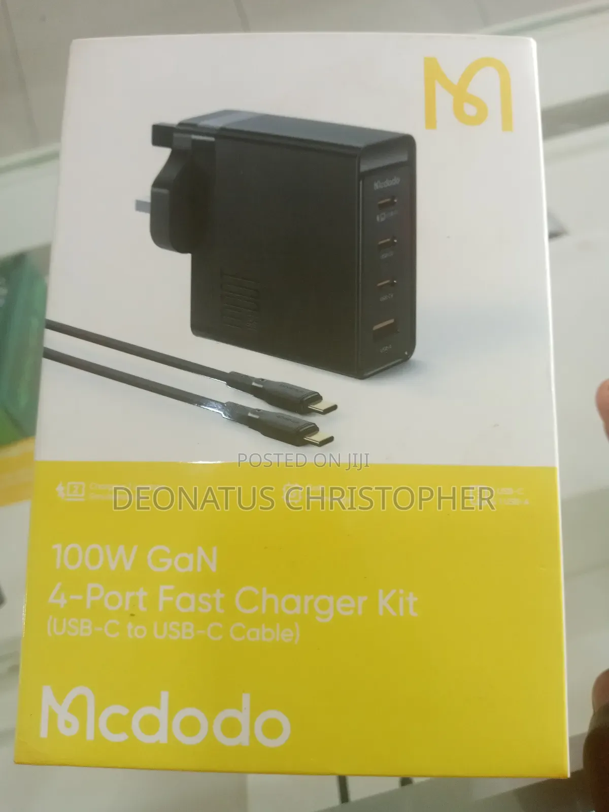 McDodo 100w Gan 4-Port Fast Charger Kit  Power in Every Port!