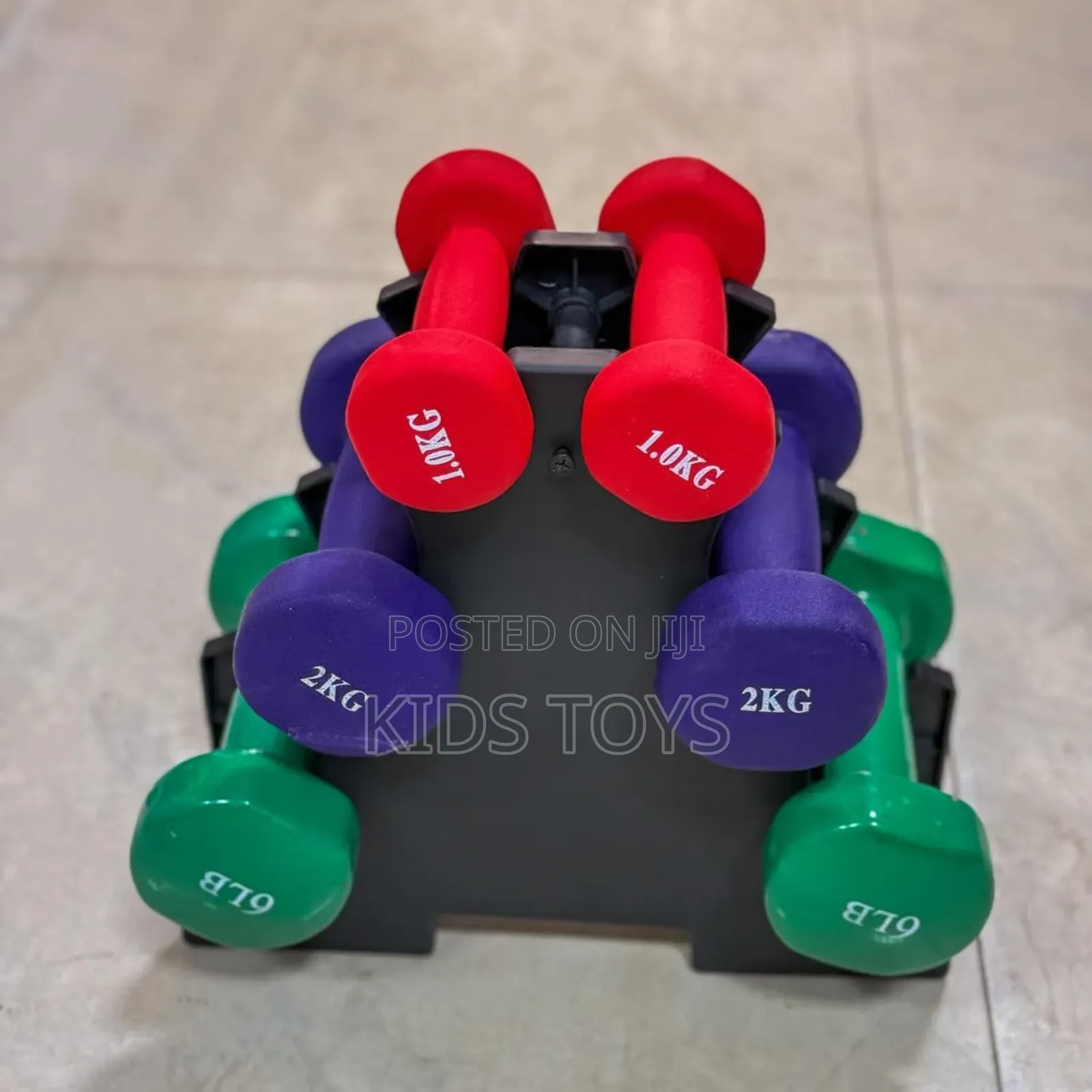 Dumpbell and Dumpbell Rack Available