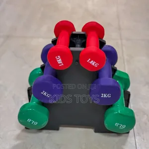 Dumpbell and Dumpbell Rack Available