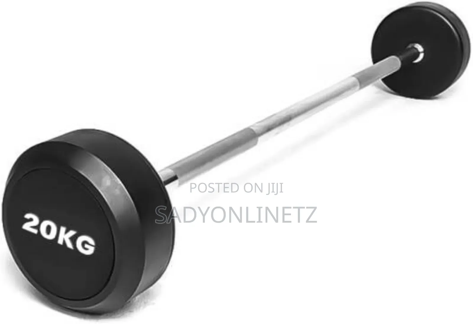 Fixed Rubber Barbell 20kg