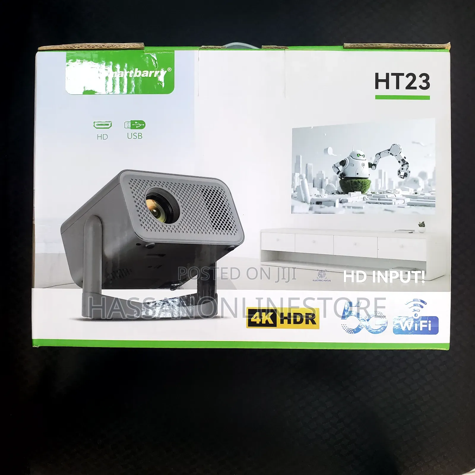 Smartbarry Ht23 Ultra Hd Smart Projector