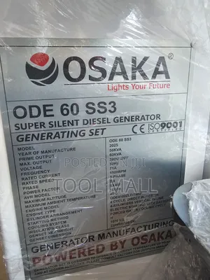 Osaka Diesel Generator Silent 60kva