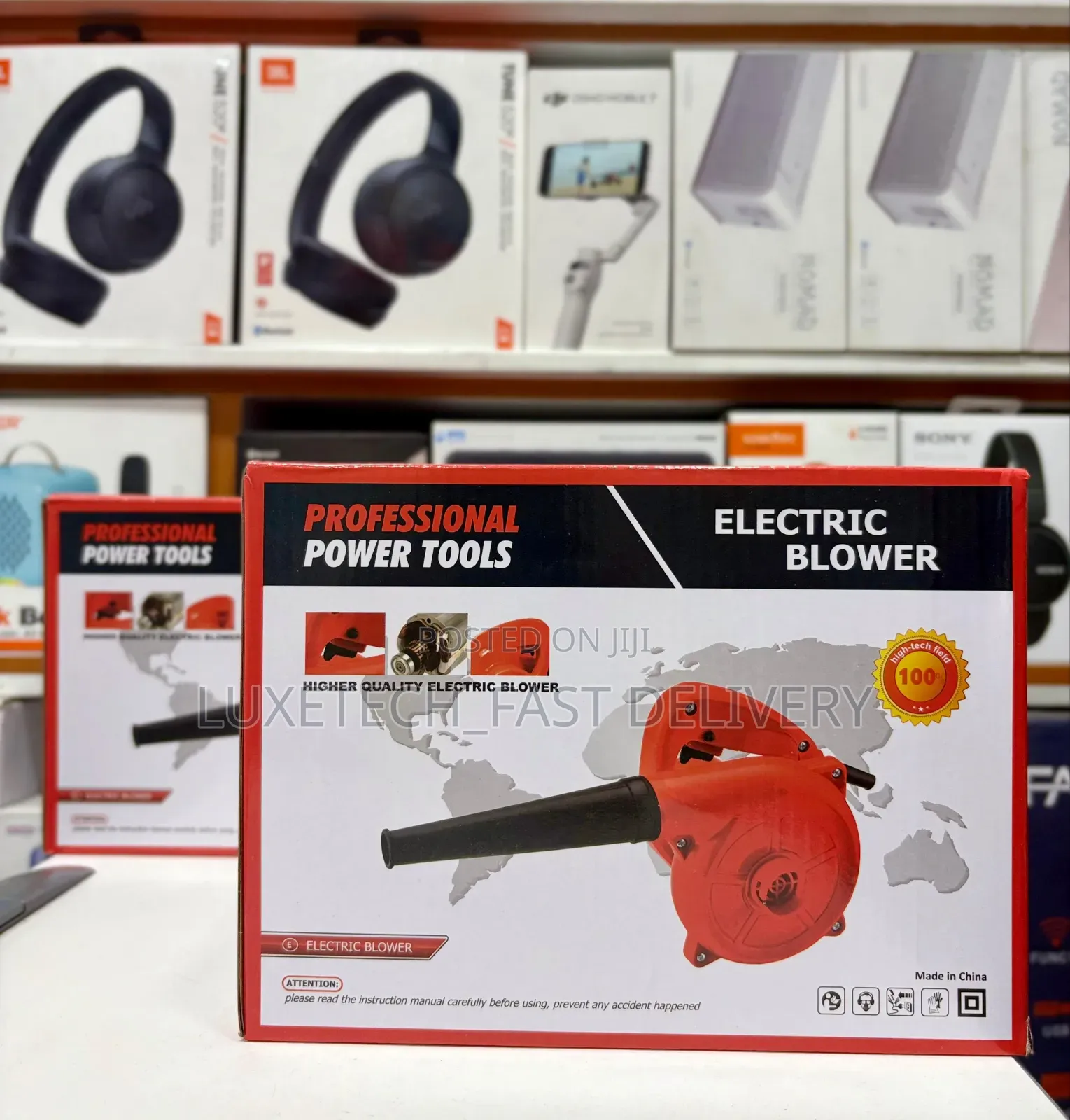 Professional Electric Blower Used for a Variety of Cleaning Tasks