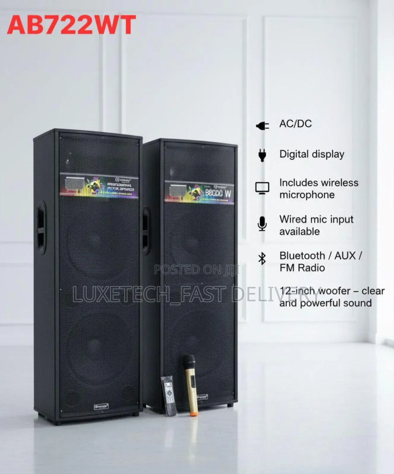 Aborder 12" Professional Speakers 8800w