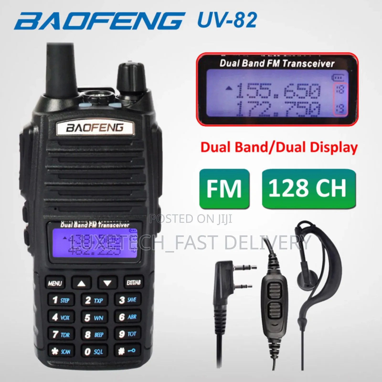 Baofeng Uv-82 Portable Radio Walkie Talkie 10km
