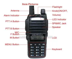 Baofeng Uv-82 Dual-Band Walkie-Talkie - Radio Call 10km