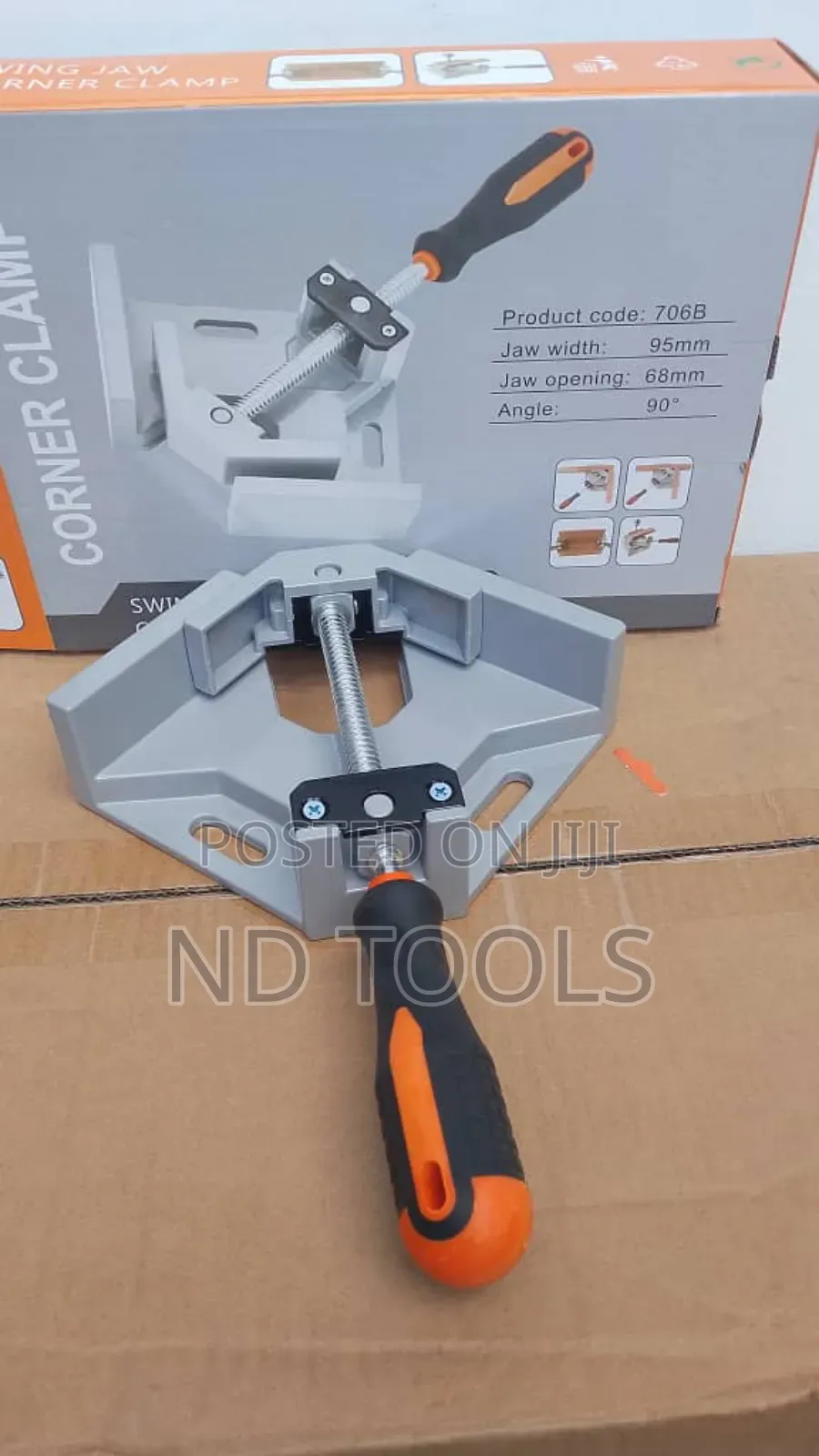 Corner Clamp 68mm Swing Jaw