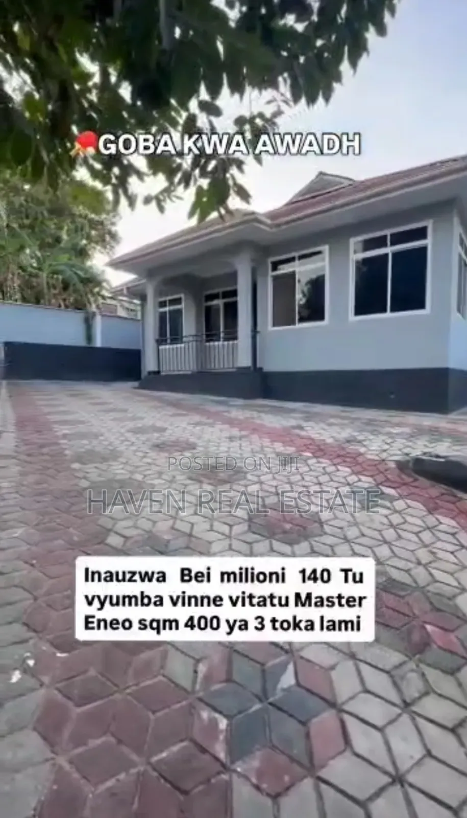 4bdrm House in Goba for sale