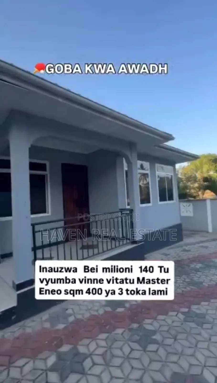 4bdrm House in Goba for sale