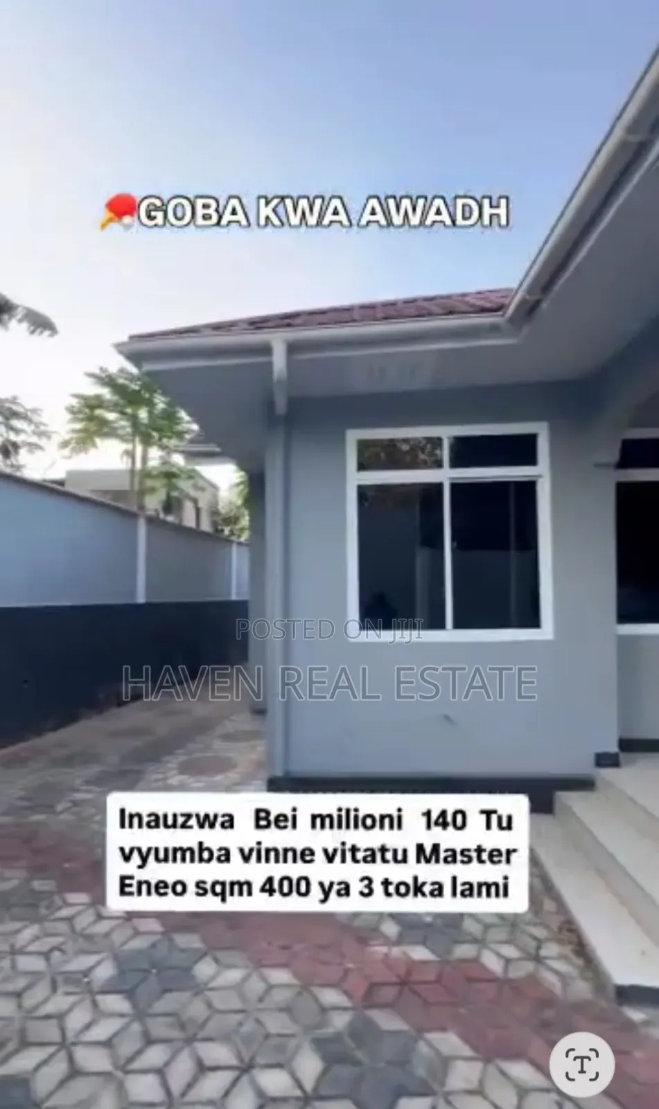 4bdrm House in Goba for sale