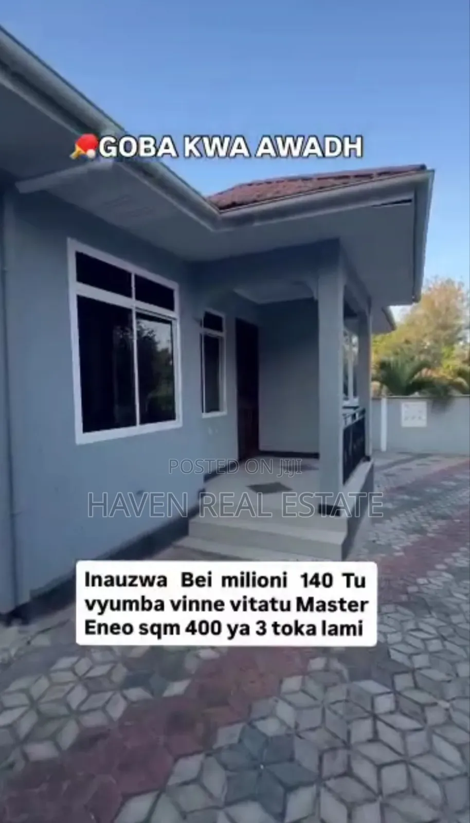 4bdrm House in Goba for sale