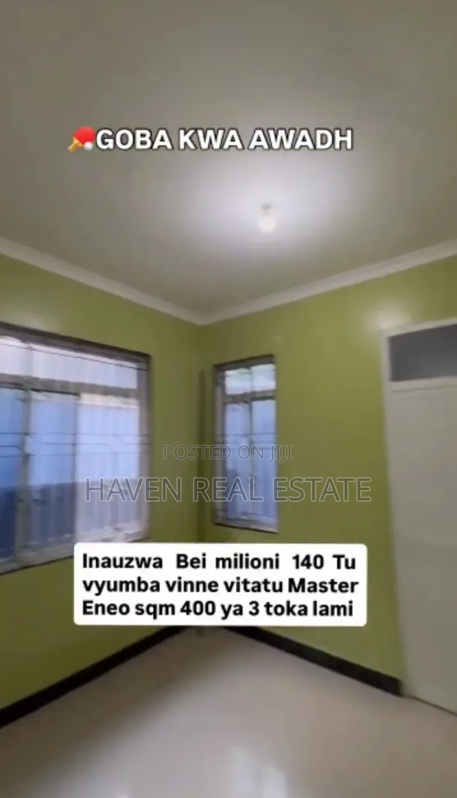 4bdrm House in Goba for sale